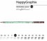 Чернографитовый карандаш Bruno Visconti HappyGraphix Кофемания Мятный капучино НВ 21-0030/56 2