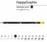 Чернографитовый карандаш Bruno Visconti HappyGraphix Взгляд зверя Пантера НВ 21-0030/63 2