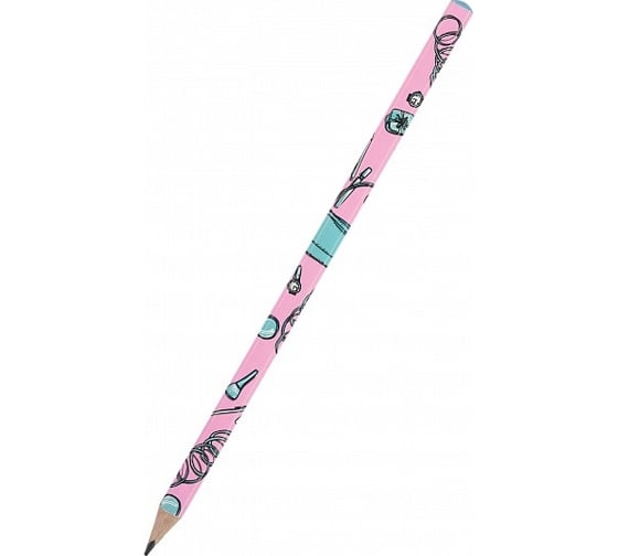 Чернографитовый карандаш Bruno Visconti HappyGraphix Life Style Pink dream НВ 21-0030/67