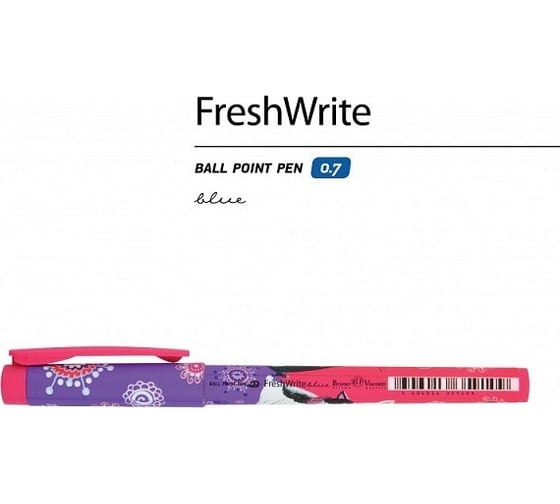Шариковая ручка Bruno Visconti Fresh Write Мультики Котофей 0.7 мм синяя 20-0214/39