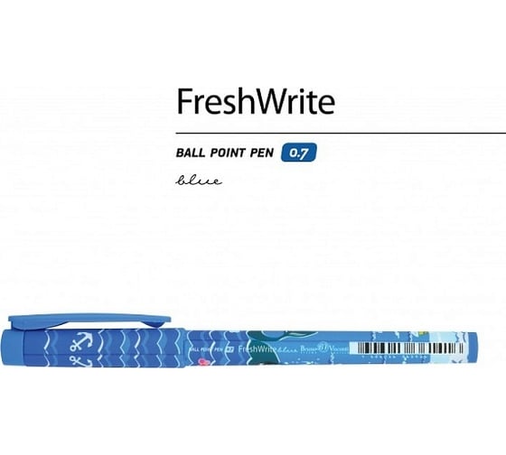 Шариковая ручка Bruno Visconti Fresh Write Пингвин 0.7 мм синяя 20-0214/50