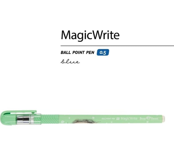 Шариковая ручка Bruno Visconti Magic Write Forest Dream Ежик с букетом 0.5 мм синяя 20-0240/31