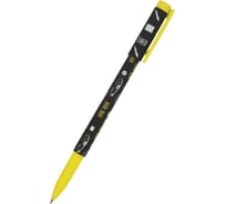 Шариковая ручка Bruno Visconti Fun Write Машины цвет желтый 0.5 мм синяя 20-0212/59