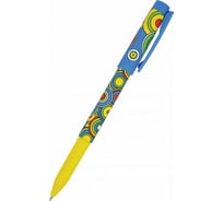 Шариковая ручка Bruno Visconti Fresh Write Crazy Круги белые 0.7 мм синяя 20-0214/32