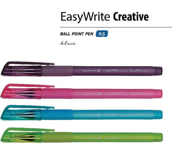 Шариковая ручка Bruno Visconti Easy Write CREATIVE 0.5 мм синяя 20-0042