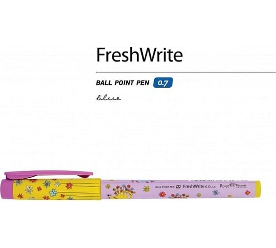 Шариковая ручка Bruno Visconti Fresh Write Веселые ежики 0.7 мм синяя 20-0214/48