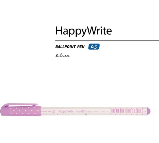 Шариковая ручка Bruno Visconti Happy Write Медвежонок на цветке 0.5 мм синяя 20-0215/08