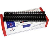 Пружины пластиковые РеалИСТ для переплета 10 мм черные 2068