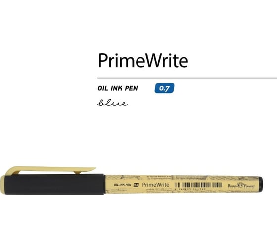 Шариковая ручка Bruno Visconti Prime Write Газета-2 с чернилами на масляной основе 0.7 мм синяя 20-0293/10