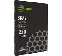 Бумага Cactus CS-LPSRA3120250 SRA3/120г/м2/250л./белый, CIE170% для лазерной печати 2079933
