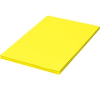 Бумага цветная ОФИСМАГ А4, 80 г/м2, 500 л., неон, желтый, FR, 2977PC 116725