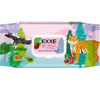 Влажные салфетки EXXE Великая страна Ягодный микс, детские, 120 шт 275911
