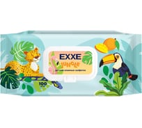 Влажные салфетки EXXE Джунгли детские, 100 шт 275900