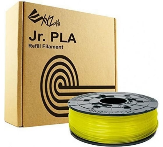 Катушка пластика PLA с NFC меткой (прозрачно-желтый; 600 г) XYZprinting RFPLCXEU03J