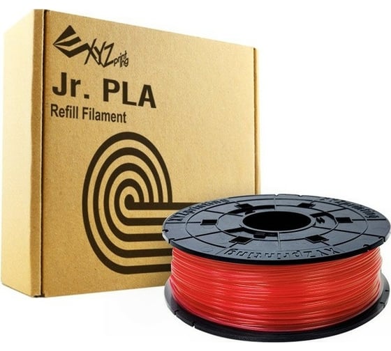Катушка пластика PLA с NFC меткой (прозрачно-красный; 600 г) XYZprinting RFPLCXEU02A