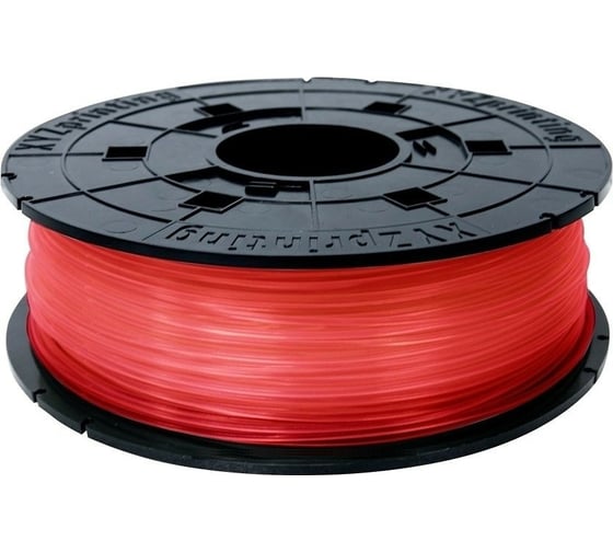 Пластик для картриджа PLA (прозрачно-красный; 600 г) XYZprinting RFPLBXEU02D 1