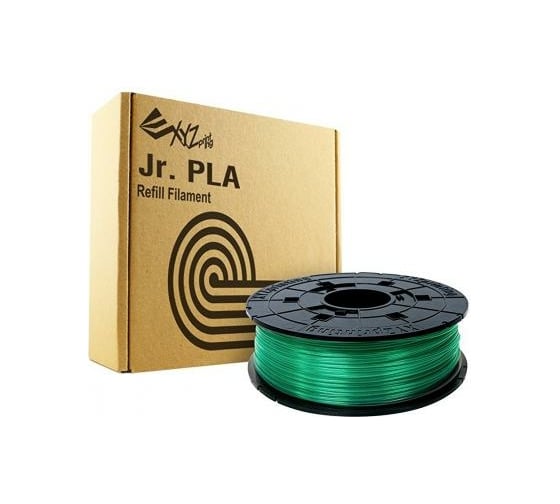 Катушка пластика PLA с NFC меткой (прозрачно-зеленый; 600 г) XYZprinting RFPLCXEU04G
