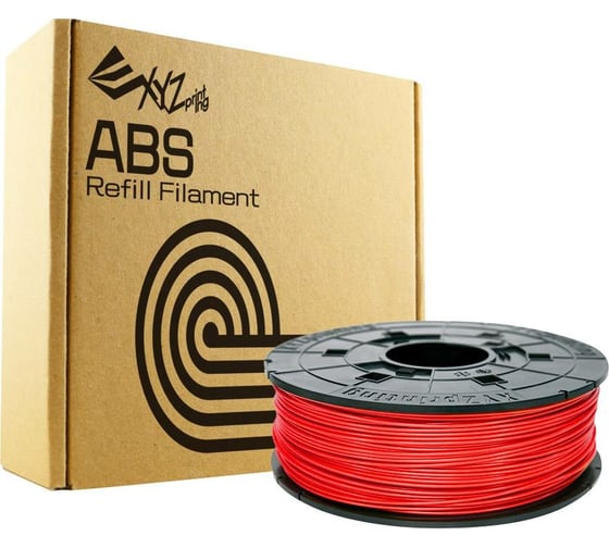 Пластик для картриджа ABS (красный; 600 г) XYZprinting RF10BXEU04H