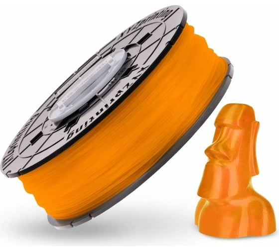 Катушка пластика PLA с NFC меткой (прозрачно-мандариновый; 600 г) XYZprinting RFPLCXEU07B