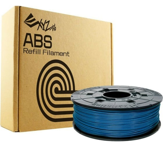 Пластик для картриджа ABS (голубой металлик; 600 г) XYZprinting RF10BXEU03K