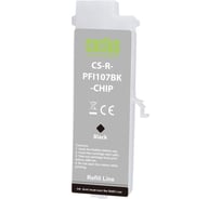 Картридж ПЗК струйный CACTUS CS-R-PFI107BK-CHIP, 260мл, для Canon imageProGRAF iPF670/680/685/770/78 2103188