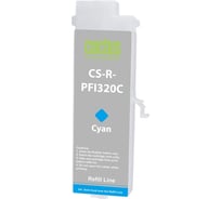 Картридж ПЗК струйный CACTUS CS-R-PFI320C PFI-320C голубой для Canon imagePrograf TM-200/200MFP/205/ 2107797