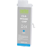 Картридж струйный CACTUS CS-R-PFI320C-CHIP PFI-320C голубой, 260мл, для Canon imagePrograff TM-200/2 2107803