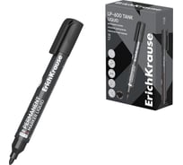 Маркер перманентный с жидкими чернилами ERICH KRAUSE LP-600 Tank Liquid ОФИСМАГ, ЧЕРНЫЙ, 2,5 мм 10 шт 48769 152663