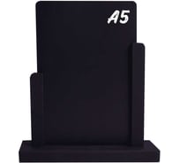 Доска меловая Контур Лайн А5 настольная Деревяшкино черная 04FE1089