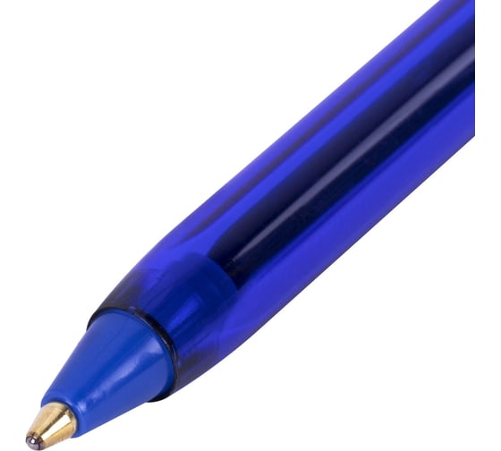Ручка шариковая BRAUBERG 50 шт X-30 CLASSIC, СИНЯЯ, мягкое письмо, узел 1 мм, линия 0.5 мм 144331