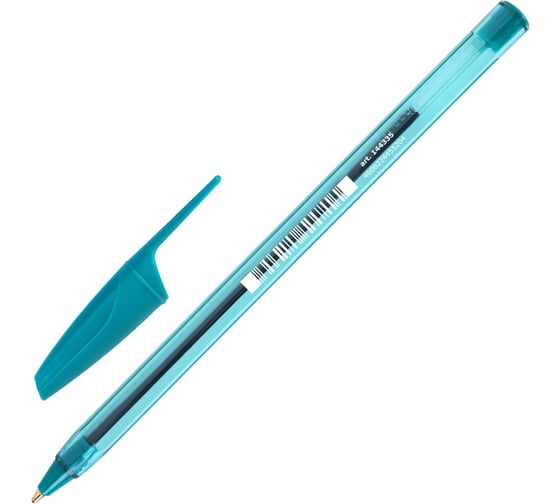 Ручка шариковая BRAUBERG 50 шт X-30 COLOR MIX, синяя, мягкое письмо, узел 1 мм, линия 0,5 мм 144335