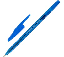 Ручка шариковая Basic BP-66 BLUE Staff, синяя, корпус синий, 1 мм, линия 0,5 50 шт 144454