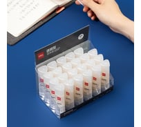 Набор клей-карандаш DELI 13 г, трехгранный корпус, акрил, 24 шт. 53408