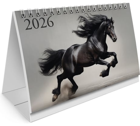 Календарь-домик настольный BRAUBERG на гребне с бегунком, 2026г, 160x105 мм, Символ года 117268