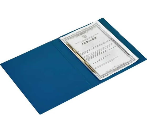 Скоросшиватель пластиковый Attache Selection А4, Attache, ПВХ, 35мм, 220л, синий 1733091