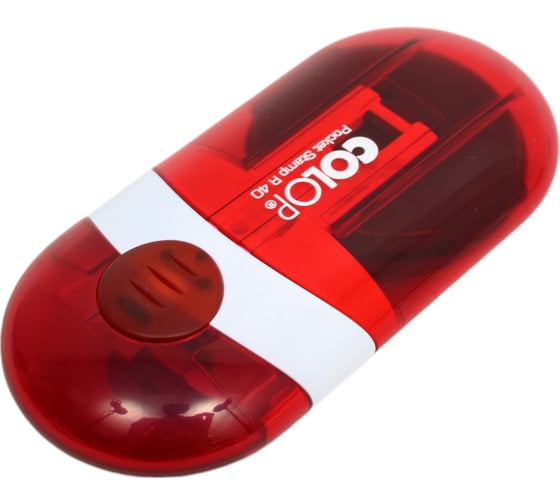 Карманная оснастка для круглой печати Colop Pocket Stamp диаметр 40 мм PS R40 рубин