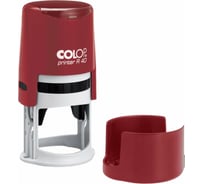 Оснастка для круглой печати Colop Printer диаметр 41.5 мм, с крышкой R 40 чили