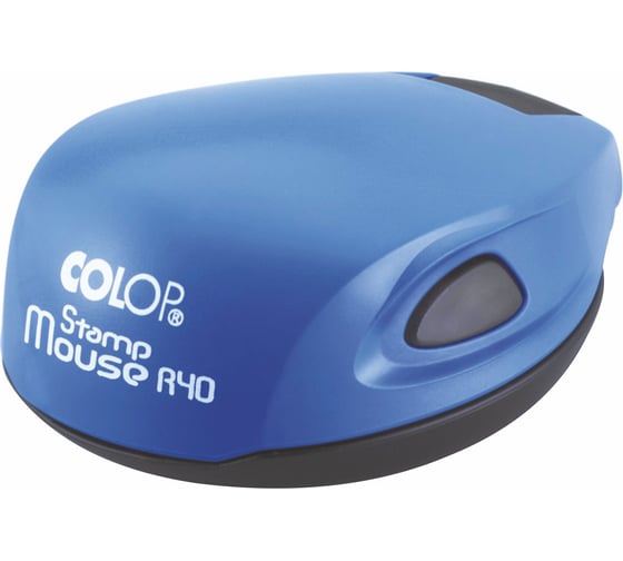 Компактная оснастка для печати Colop Stamp диаметр 40 мм Mouse R40 син 1