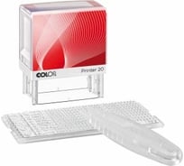Самонаборный штамп Colop Printer 4 строки с одной кассой 20 SET перс.