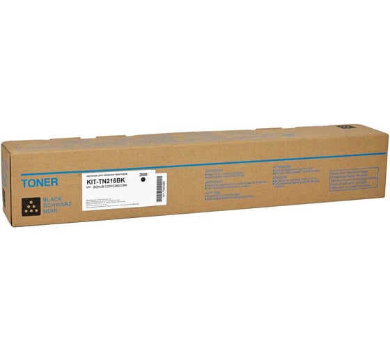 Картридж КИТОнер TN216BK, 29000 страниц, BIZHUB C220/C280/C360) KIT-TN216BK