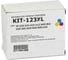 Картридж КИТОнер 123XL, F6V18AE, многоцветный, 17 мл, HP DeskJet 2130/2131/2132/1110/1111/1112/2630/2632/26 KIT-F6V18AE 1