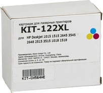 Картридж КИТОнер 122XL, CH564HE, многоцветный, 17 мл, HP DeskJet 1000/1015/1050/A/1510/1515/2000/2050/A/300 KIT-CH564HE