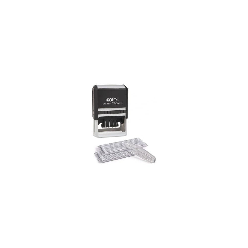 Самонаборный датер Colop Printer 6 строк, 2 кассы 55 Dat SET - выгодная ...