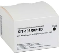 Картридж КИТОнер 106R02183, 106R02183, черный, 2200 стр, Xerox Phaser 3010/3040; WorkCentre 3045 KIT-106R02183