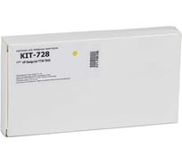 Картридж КИТОнер 728XXL, F9K15A, желтый, 300 мл, HP DesignJet T730/T830 KIT-F9K15A