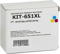 Картридж КИТОнер 651XL, C2P11AEXL, многоцветный, 18 мл, HP OfficeJet 202/252; DeskJet Ink Advantage 5575/56 KIT-C2P11AEXL