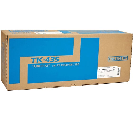Картридж КИТОнер TK-435, 15000 страниц, Kyocera TASKalfa 180, TASKalfa 181, TASKalfa 220, TASKalfa 221) KIT-TK435 1