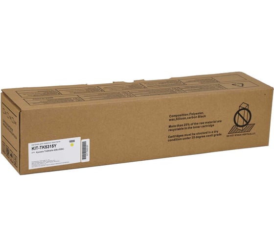Картридж КИТОнер TK-5315Y, TK-5315Y, желтый, 18000 страниц, Kyocera TASKalfa 408ci/508ci KIT-TK5315Y 1