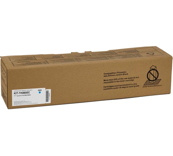 Картридж КИТОнер TK-8600C, TK-8600C, голубой, 20000 страниц, Kyocera FS-C8600DN/8650DN KIT-TK8600C 1