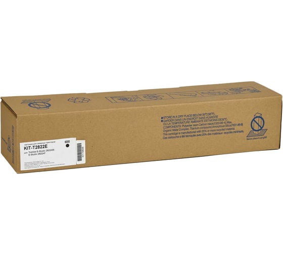 Картридж КИТОнер T2822E, T2822E, черный, 6000 стр, Toshiba E-Studio 2822AM E-Studio 2822AF KIT-T2822E